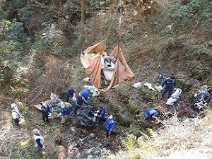不法投棄回収活動の写真