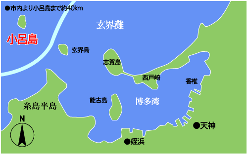 小呂島地図