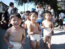 相撲に参加した子どもたちの画像