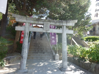 御子神社の鳥居の画像