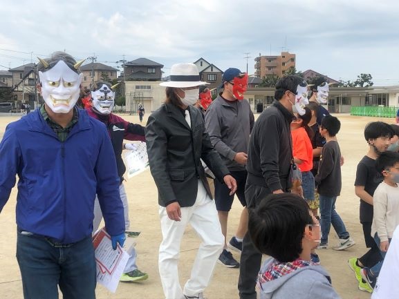 鬼に守られながら登場するラスボスの写真