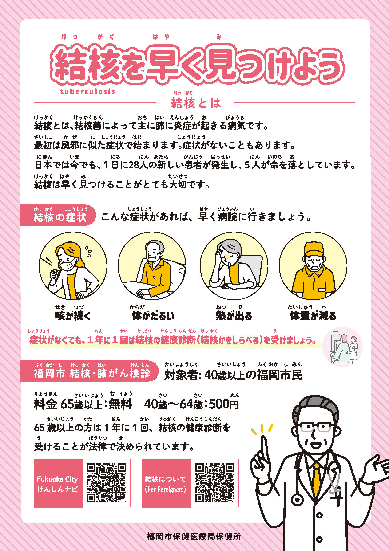 結核啓発チラシ