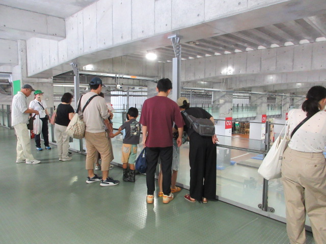 バックヤードツアーの様子２