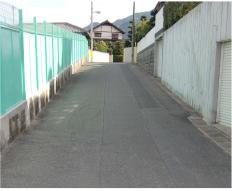 側溝施工前