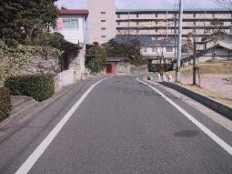 道路拡幅工事整備後