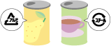 画像：空き缶類の絵