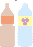 画像：ペットボトルの絵