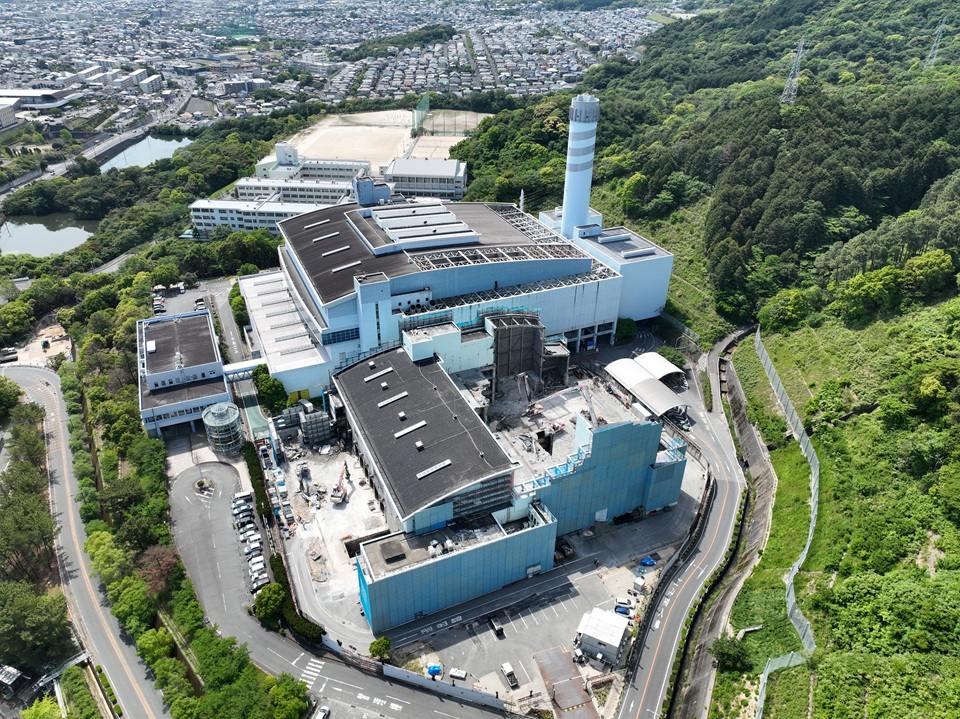 2026年4月24日敷地北側からの航空写真