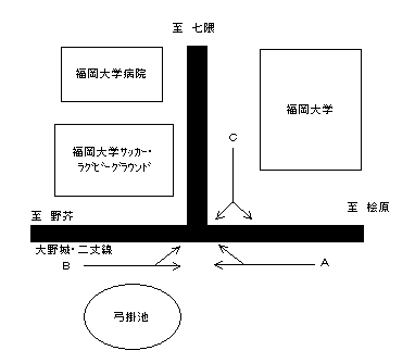 福大病院東口505 地図