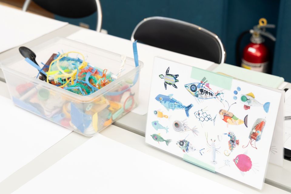 プラスチックフィッシャーマンの様子