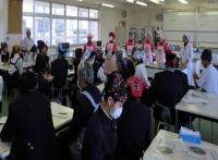学生料理教室の様子写真