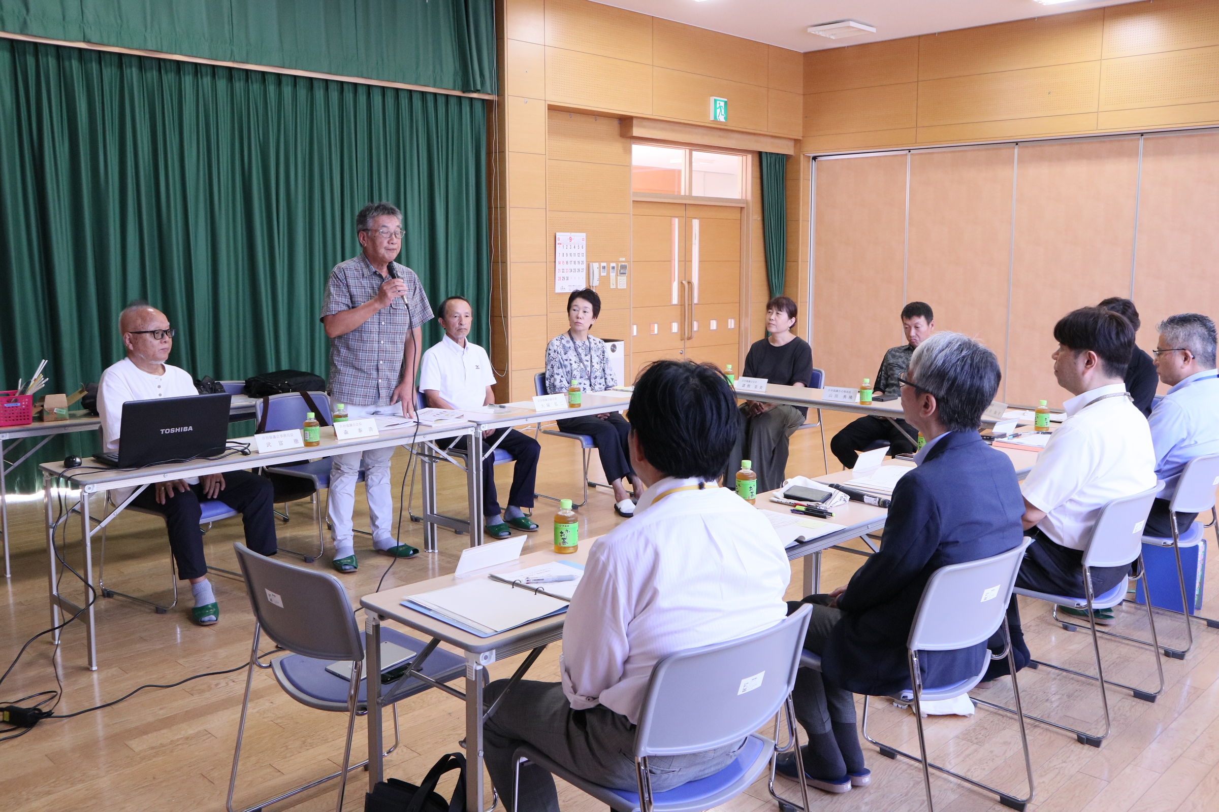 画像：森会長のあいさつ
