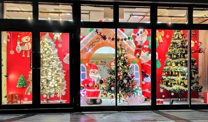 原北公民館のイルミネーション