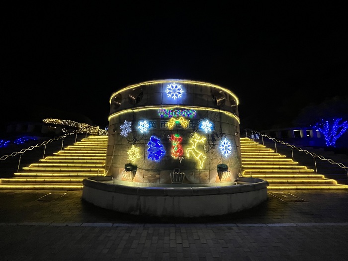 福岡市海浜公園のイルミネーション