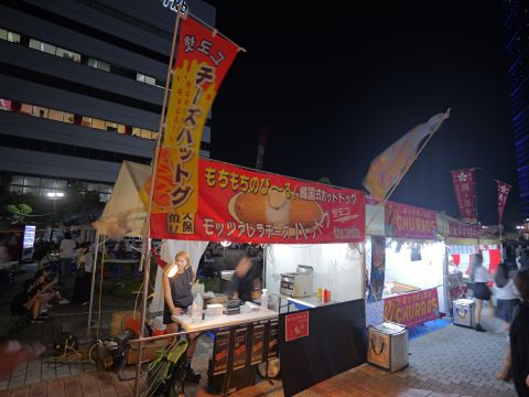 福岡タワー七夕まつり露店２