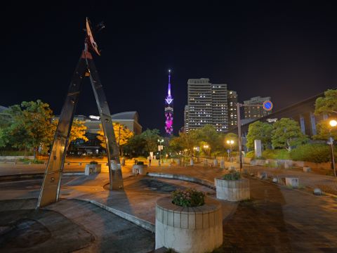 福岡タワー七夕イルミネーション
