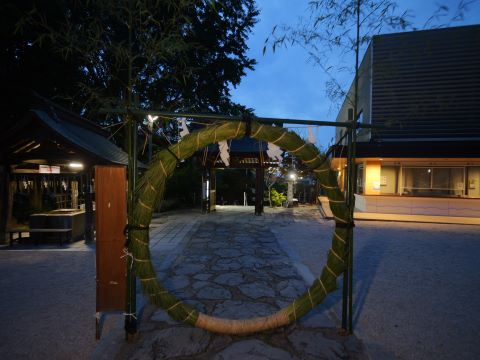 紅葉八幡宮茅の輪４