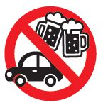 飲酒運転禁止のイラスト