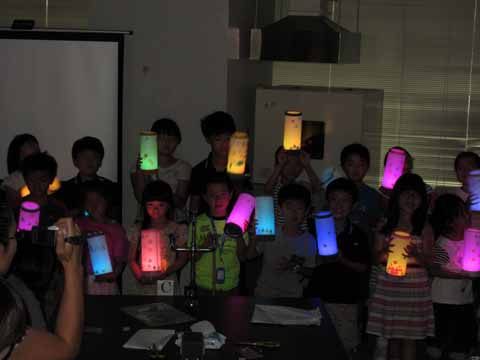 画像：LEDランプ点灯