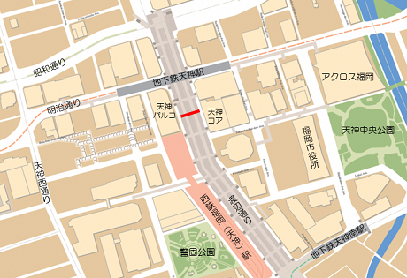 エスコートゾーンの整備位置図