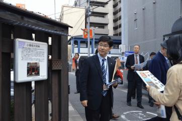 簀子よかとこまち歩きの様子の拡大画像１