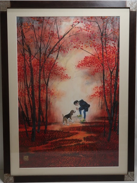 日本画部門会長賞の作品