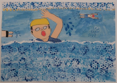 絵画部門小学の3年生優秀賞の写真
