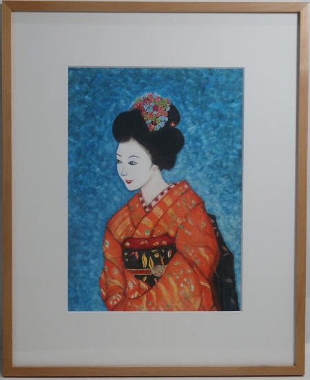 日本画部門作品番号4の作品