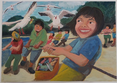 絵画部門小学の4年生優秀賞の写真