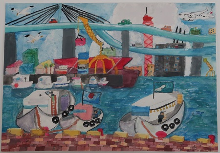 絵画部門小学の5年生優秀賞の写真