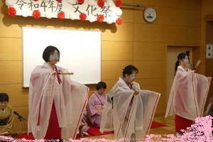 高取校区文化祭高取舞の写真