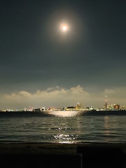 能古島からの夜の風景