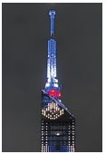 福岡タワーのイルミネーション点灯時の写真