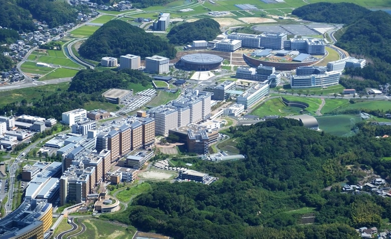 伊都キャンパスの航空写真