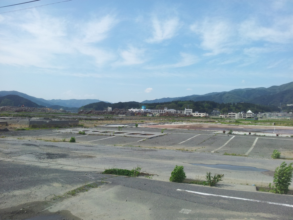 岩手県東南部に位置する陸前高田市の写真