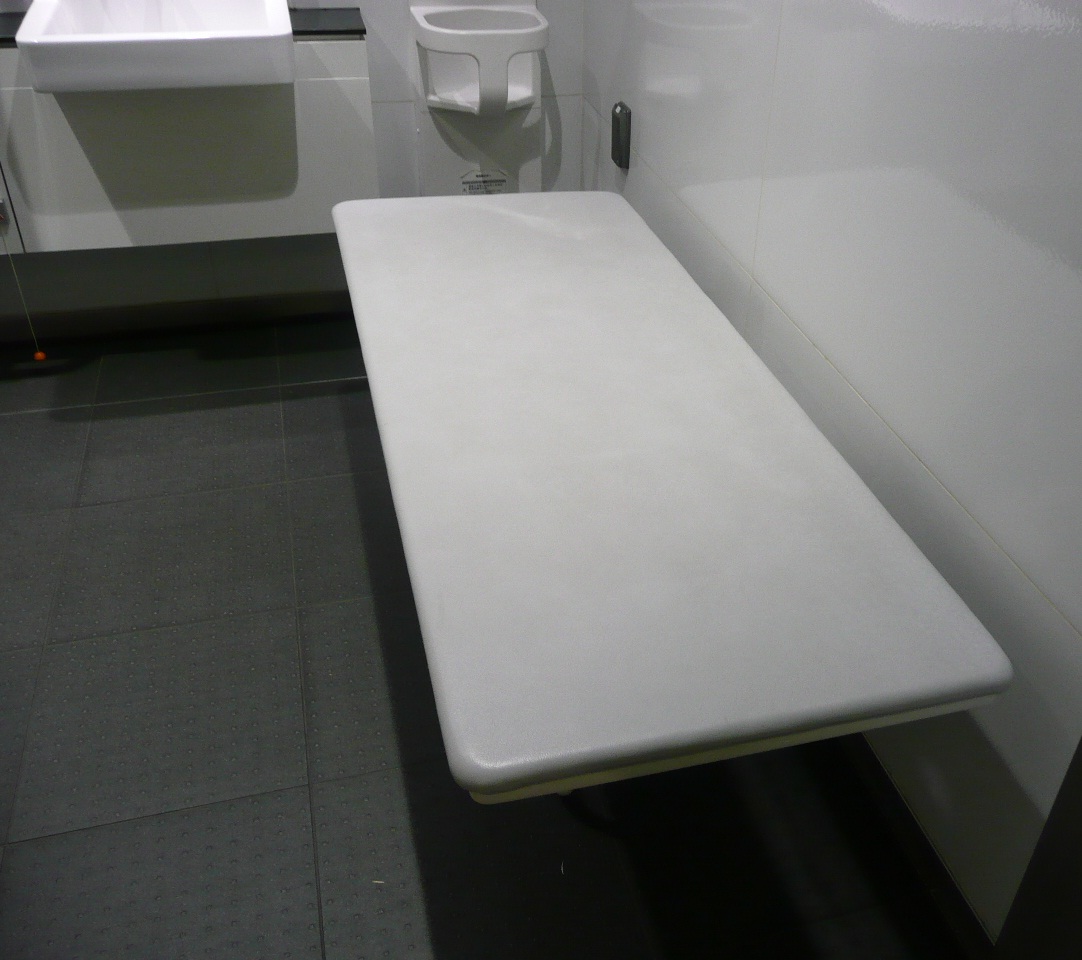 【画像】トイレに設置された介護ベッド