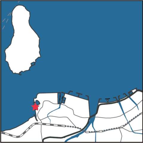 小戸ヨットハーバーの地図