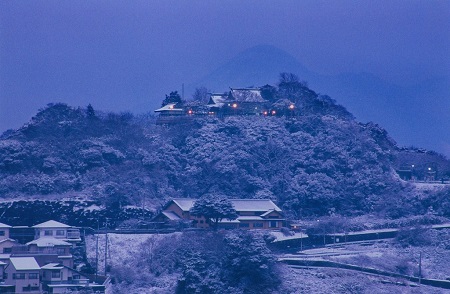 愛宕山雪景の画像