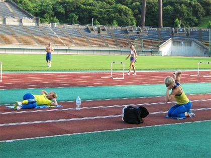 2008年7月のスウェーデンオリンピック選手団による北京オリンピック事前キャンプの写真（その4）