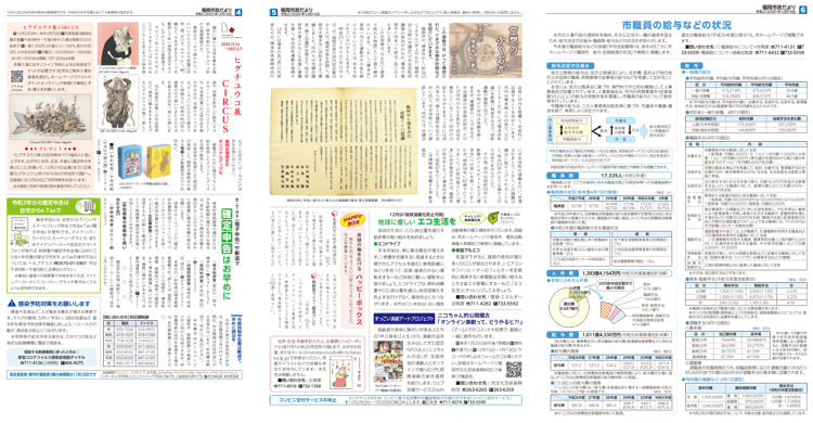 福岡市政だより2020年12月15日号の4面から6面の紙面画像