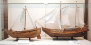 交易船の模型写真２