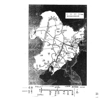 画像:満州地図（写）《開拓団関係》