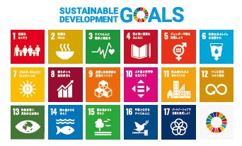 SDGsが掲げる17の国際目標のイメージ画像