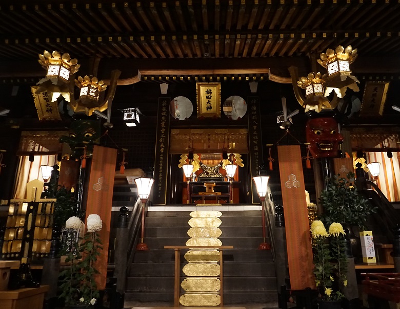 櫛田神社「拝殿」の写真