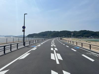 志賀島地区の道路整備完了