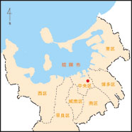 中央区天神・今泉のマップ