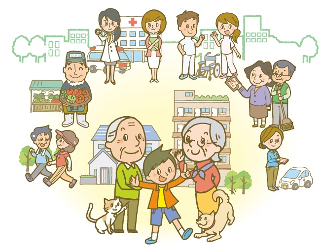 地域包括ケアシステムのイメージ図