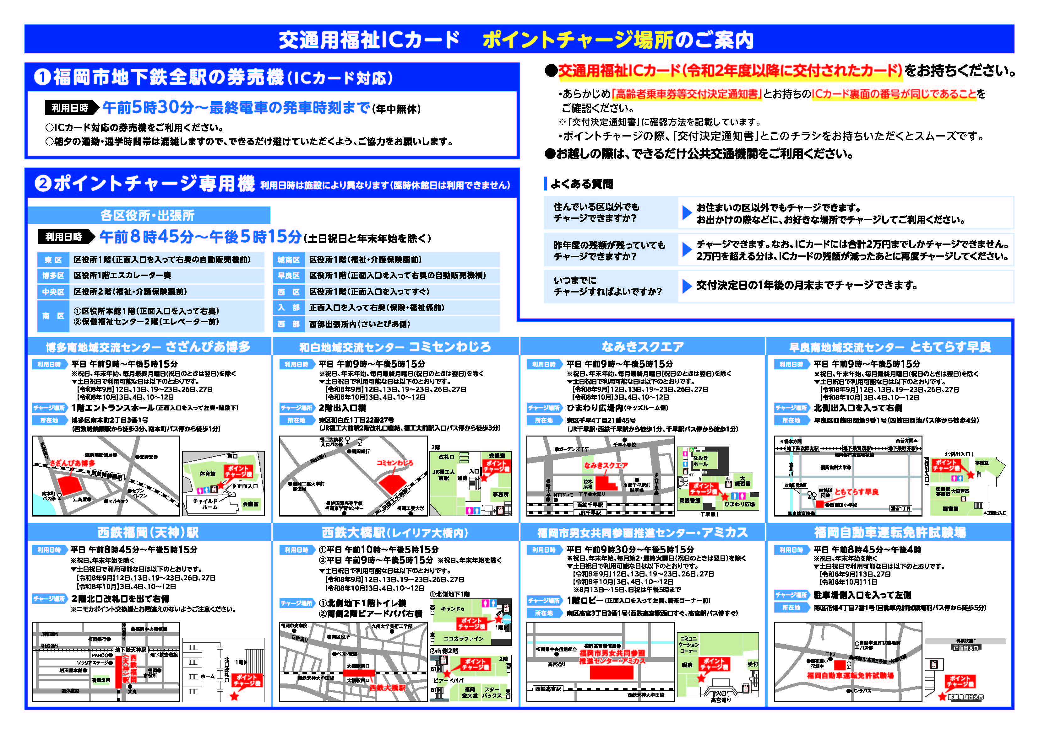ポイントチャージチラシ(裏)