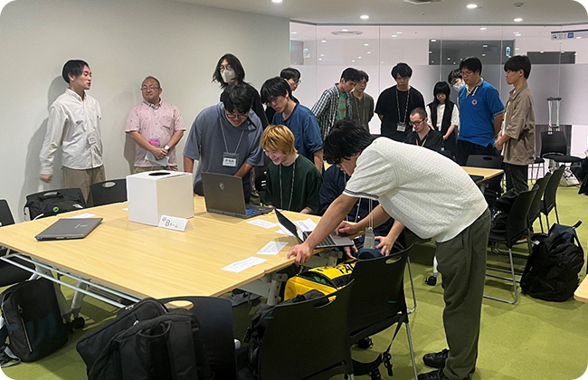 試遊会・交流会中の様子