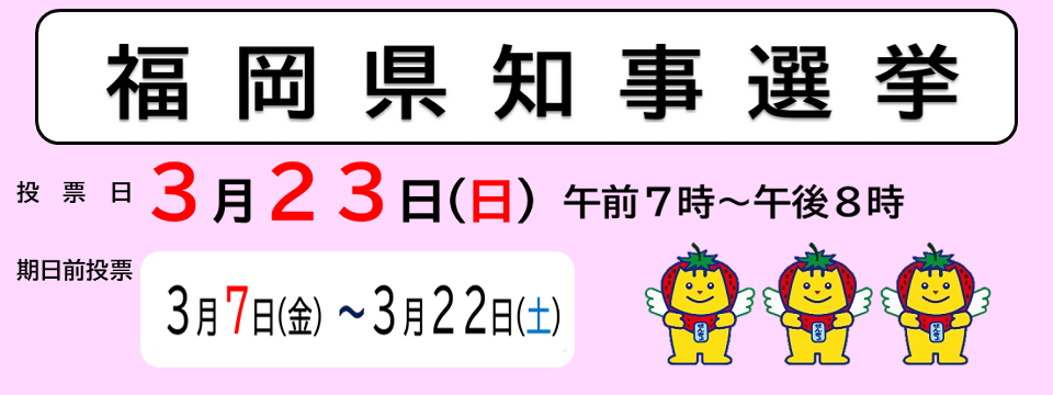 県知事選挙特設サイトはこちらから